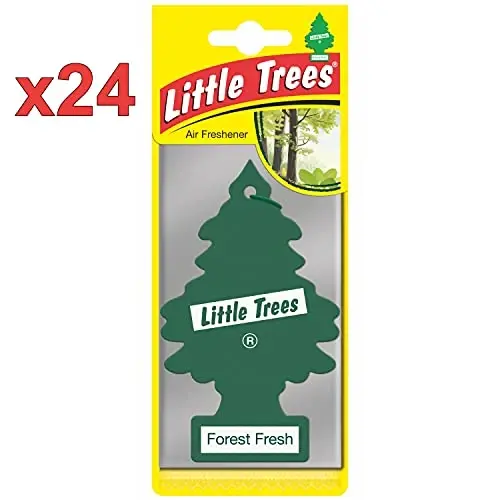 LITTLE TREES Car Air Freshener | Hanging Paper Tree for Home or Car | Lavender | 24 Pack - LITTLE TREES (1)