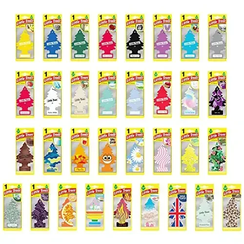 LITTLE TREES Car Air Freshener | Hanging Paper Tree for Home or Car | Lavender | 24 Pack - 7