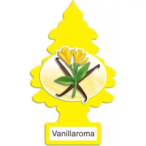 LITTLE TREES Car Air Freshener | Hanging Paper Tree for Home or Car | Vanillaroma | Single Tree per Package - 1