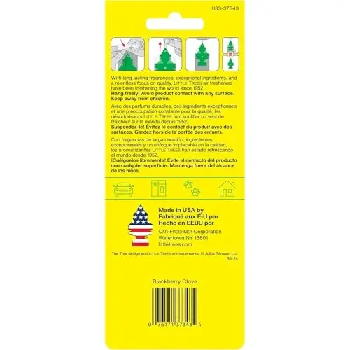 Little Trees Air Fresheners 3 Pack - Blackberry Clove - 3