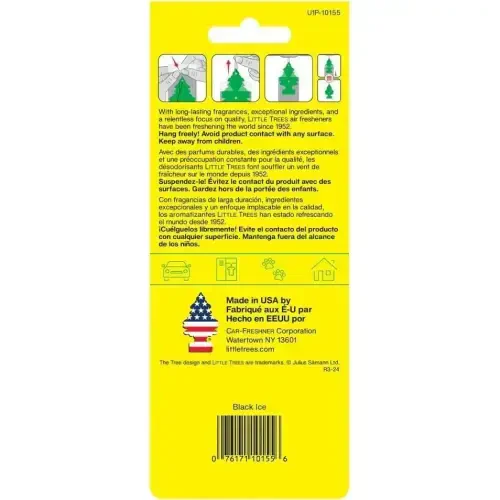 Little-Trees Black Ice Little Tree Air Freshener- 24 Pack - 3