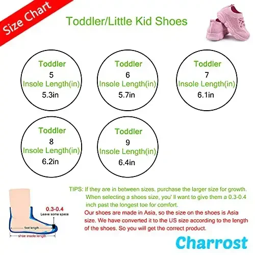 Toddler Baby Girls Boys Tennis White Walking Barefoot Slip on Shoes 18-24 Months Size 5 Wide Toe Box Summer Soft Sole Flexible Dinosaur Cheer Shoes Breathable Outdoor Soccer Rubber Sneakers - 6