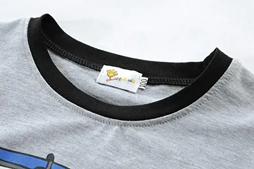 Toddler Boys Pajamas Short Sets Fire Truck Cotton 2 Piece Pjs Excavator Sleepwear Summer Clothes Kids Jammies Set Size 1-7T - 4