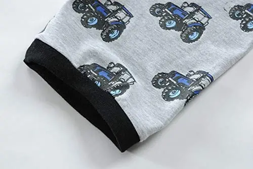 Toddler Boys Pajamas Short Sets Fire Truck Cotton 2 Piece Pjs Excavator Sleepwear Summer Clothes Kids Jammies Set Size 1-7T - 6