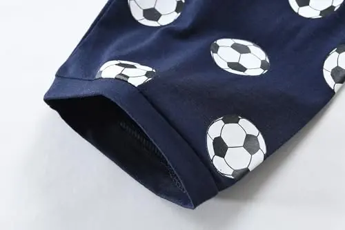 Toddler Boys Pajamas Short Sets Fire Truck Cotton 2 Piece Pjs Excavator Sleepwear Summer Clothes Kids Jammies Set Size 1-7T - 6