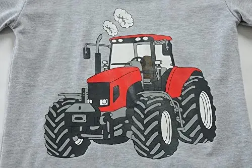 Toddler Boys Pajamas Short Sets Fire Truck Cotton 2 Piece Pjs Excavator Sleepwear Summer Clothes Kids Jammies Set Size 1-7T - 3