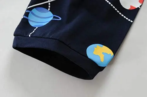 Toddler Boys Pajamas Short Sets Fire Truck Cotton 2 Piece Pjs Excavator Sleepwear Summer Clothes Kids Jammies Set Size 1-7T - 6