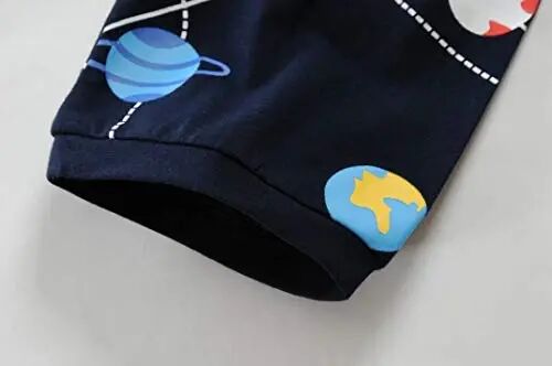 Toddler Boys Pajamas Short Sets Fire Truck Cotton 2 Piece Pjs Excavator Sleepwear Summer Clothes Kids Jammies Set Size 1-7T - 6