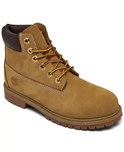 Little Kids 6 Inch Premium Waterproof Boots from Finish Line - Wheat - 1