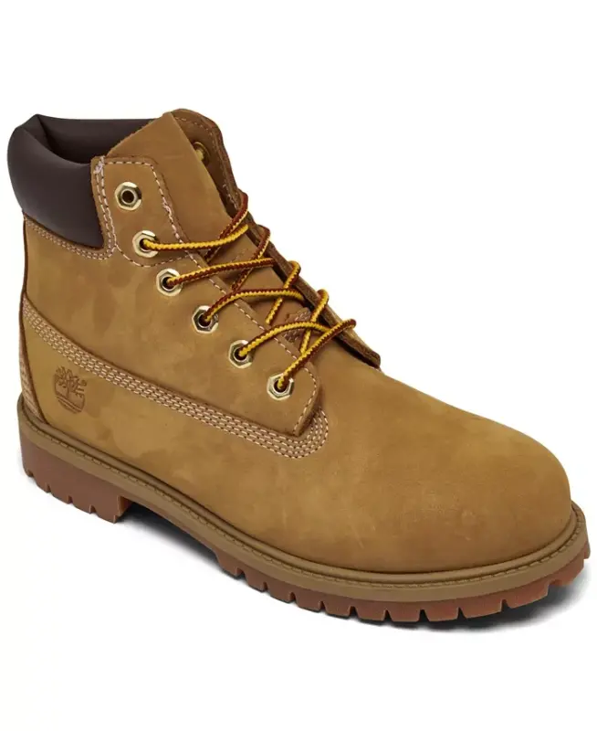 Little Kids 6 Inch Premium Waterproof Boots from Finish Line - Wheat - 1