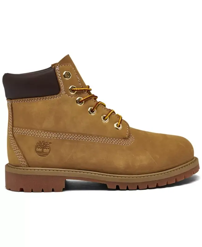 Little Kids 6 Inch Premium Waterproof Boots from Finish Line - Wheat - 3