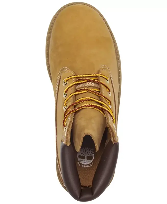 Little Kids 6 Inch Premium Waterproof Boots from Finish Line - Wheat - 5