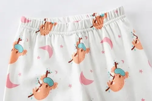 Little Hand Girls Pajamas Dinosaur Cotton Unicorn Pjs Jammies Fall Winter Long Sleeve Kids Sleepwear Sets for Size 2-7T - 4