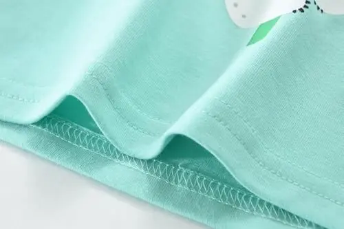 Little Hand Girls Pajamas Dinosaur Cotton Unicorn Pjs Jammies Fall Winter Long Sleeve Kids Sleepwear Sets for Size 2-7T - 7