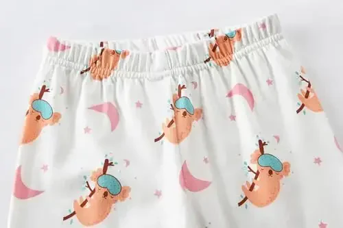 Little Hand Girls Pajamas Dinosaur Cotton Unicorn Pjs Jammies Fall Winter Long Sleeve Kids Sleepwear Sets for Size 2-7T - 4