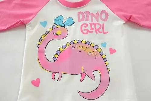 Küçük El Kız Çocuk Pijama Dinozor Pamuk Unicorn Pjs Jammies Sonbahar Kış Uzun Kollu Çocuk Uyku Giyim Setleri Boyut 2-7T - 3