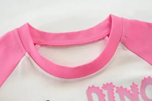 Little Hand Girls Pajamas Dinosaur Cotton Unicorn Pjs Jammies Fall Winter Long Sleeve Kids Sleepwear Sets for Size 2-7T - 2