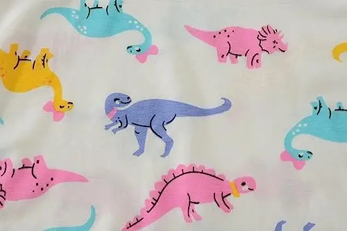 Küçük El Kız Çocuk Pijama Dinozor Pamuk Unicorn Pjs Pijama Sonbahar Kış Uzun Kollu Çocuk Uyku Giyim Setleri Boyut 2-7T - 4