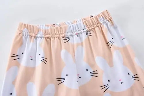 Little Girls Pajamas Short Sleeve 100% Cotton Toddler Pjs Mermaid Sleepwear Unicorn Pajama Summer Clothes Sets 1-7T - 5