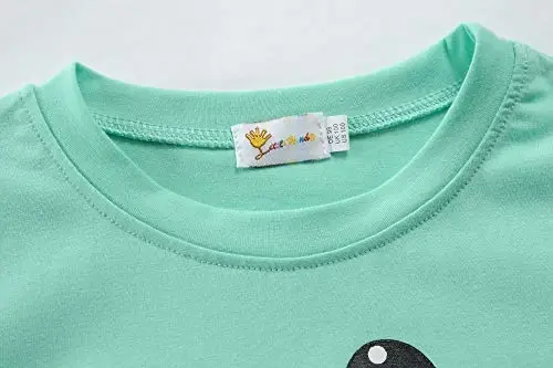 CM-Kid Little Girls Pajamas Short Sleeve 100% Cotton Toddler Pjs Mermaid Sleepwear Unicorn Pajama Summer Clothes Sets 1-7T - CM-KID (1)