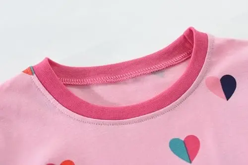 Little Girls Pajamas Short Sleeve 100% Cotton Toddler Pjs Mermaid Sleepwear Unicorn Pajama Summer Clothes Sets 1-7T - 2