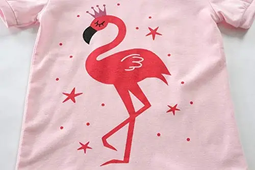 Little Girls Pajamas Short Sleeve 100% Cotton Toddler Pjs Mermaid Sleepwear Unicorn Pajama Summer Clothes Sets 1-7T - 2