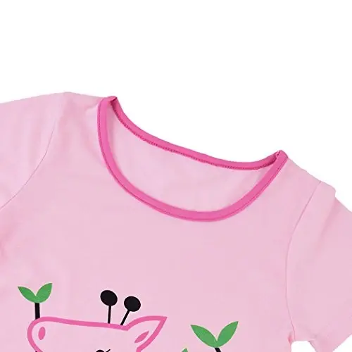 Little Girls Pajamas Short Sleeve 100% Cotton Toddler Pjs Mermaid Sleepwear Unicorn Pajama Summer Clothes Sets 1-7T - 4