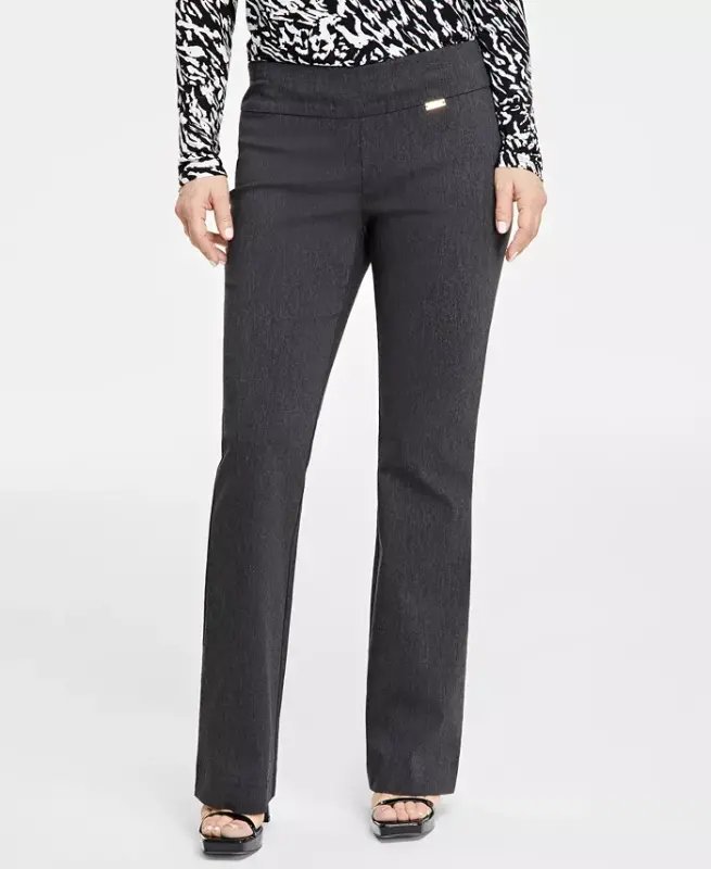Petite Mid-Rise Bootcut Pants, Petite & Petite Short, Created for Modazone - 3