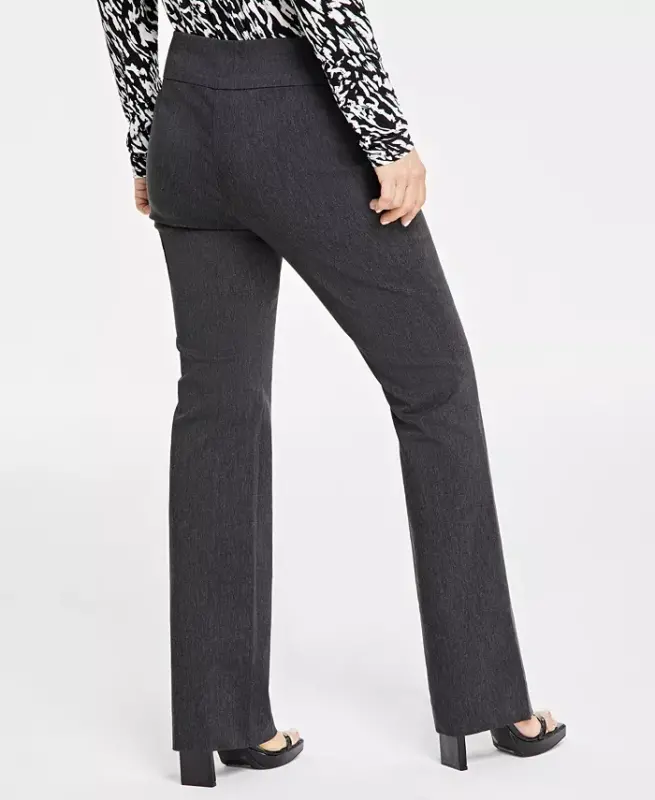 Petite Mid-Rise Bootcut Pants, Petite & Petite Short, Created for Modazone - 4