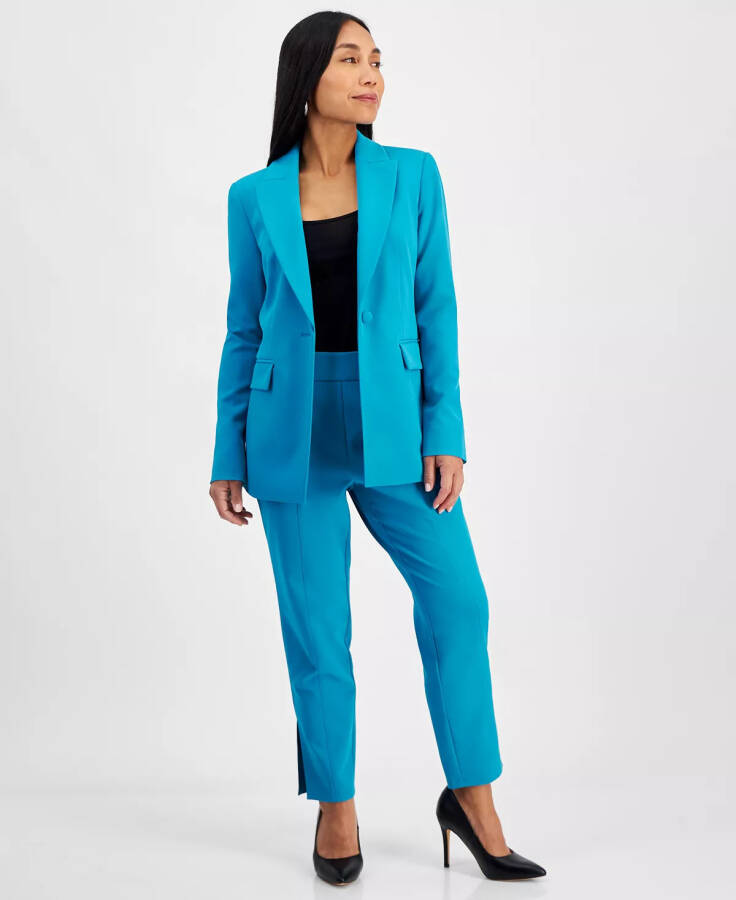 Küçük Özel Dikimli Blazer, Modazone Dreamy Aqu için Yaratılmıştır - 5