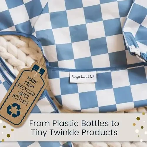 Tiny Twinkle Wet Dry Bag – 2 Pack Reusable Waterproof & Mess Proof Wet Bags for Swimsuits & Travel, Baby Towels & Beach Essentials,a Diaper Bag Must-Have(Blue Floral) - 6