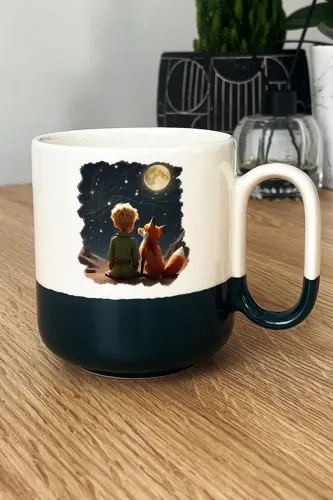 Küçük Prens Pro Kupa Bardak Siyah Arkadaşa Hediye-Siyah - HEDIZU (1)