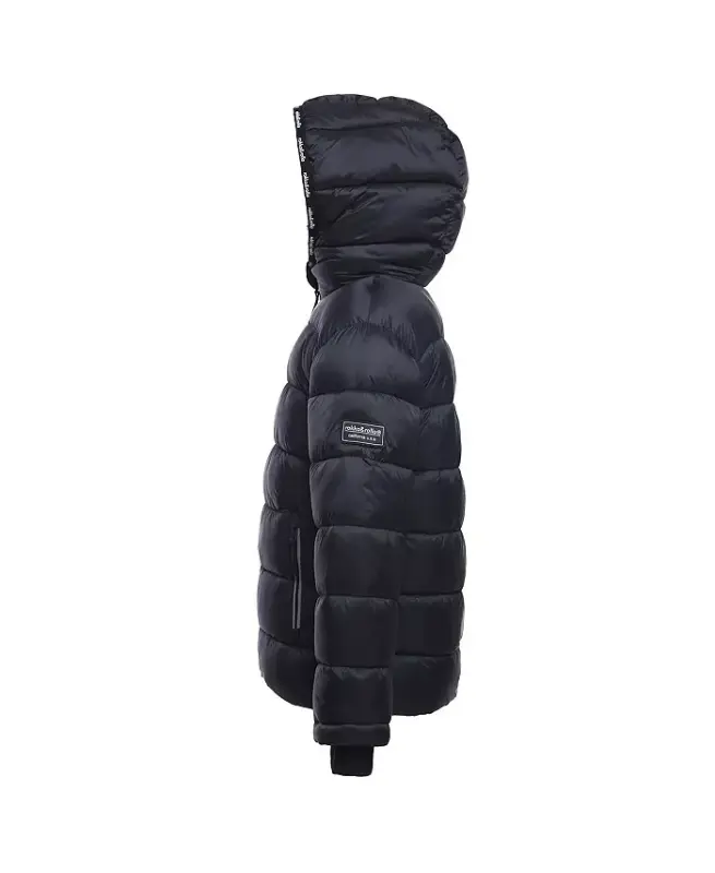 Big Boys Heavyweight Puffer Jacket Coat - Very Black - 5