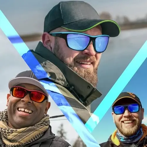 KUGUAOK Polarized Sports Sunglasses for Men Driving Cycling Fishing Sun Glasses 100% UV Protection Goggles - KUGUAOK (1)