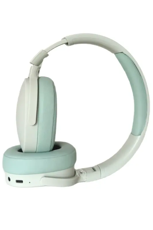 Kulak Üstü Bluetooth Kulaklık Kablosuz Kulaklık Kulakustu Kafa Üstü-Yeşil - 4