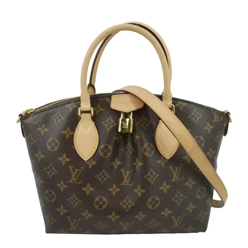 Pre-Owned LOUIS VUITTON Boetie PM NM Monogram Canvas Satchel Shoulder Bag Brown - LOUIS VUITTON
