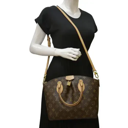Pre-Owned LOUIS VUITTON Boetie PM NM Monogram Canvas Satchel Shoulder Bag Brown - LOUIS VUITTON (1)