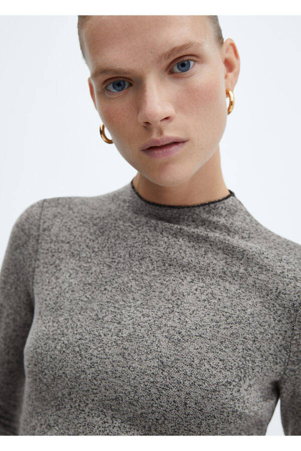 Kulrang Ayol Kiyimi 57035798 - 5