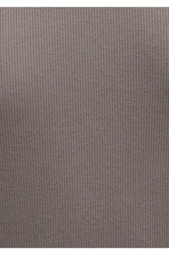Kulrang Basic Futbolka Slim Fit / Tor Kesim 1612904-7009 - 7