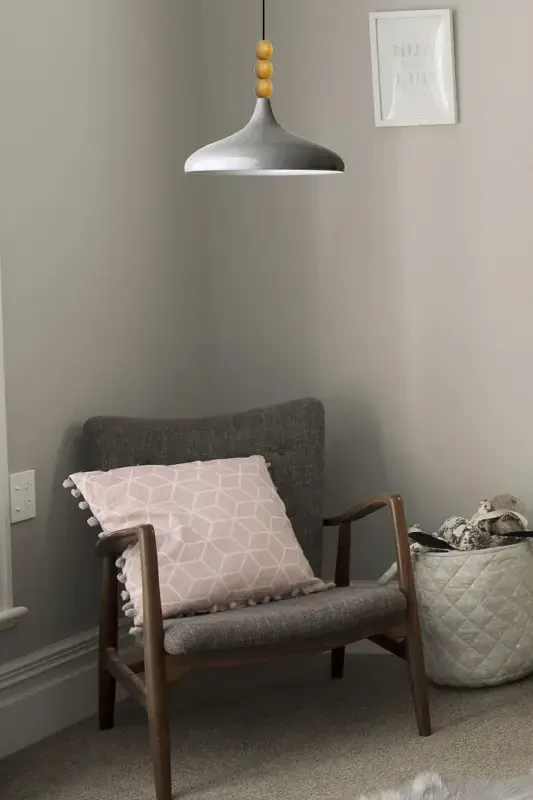 Kulrang Champion yog'och boncukli bitta avize osma salon oshxona butik chiroq-kulrang - 3