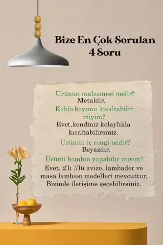 Kulrang Champion yog'och boncukli bitta avize osma salon oshxona butik chiroq-kulrang - 7