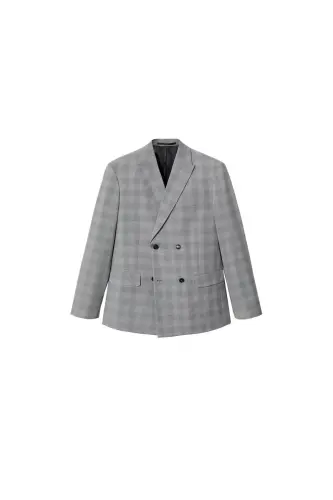 Kulrang erkaklar blazeri 37050026-Kulrang/Rangli - 4