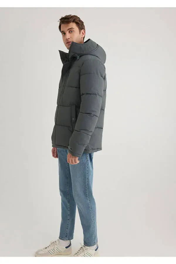 Kulrang kaputli puf ko'ylagi - 1