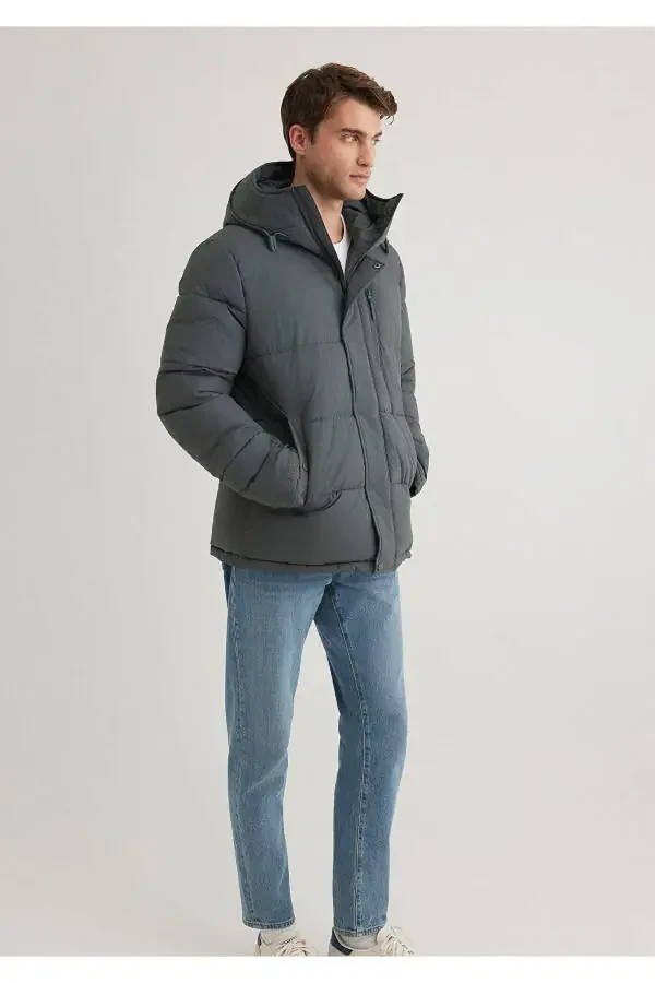 Kulrang kaputli puf ko'ylagi - 2