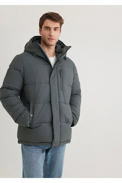 Kulrang kaputli puf ko'ylagi - 3