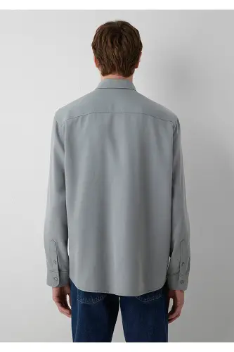 Kulrang Ko'ylak Regular Fit / Normal bichim 0210818-70118 - Kulrang - 6