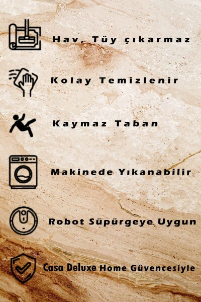 Kulrang Oval Post Peluş Yumshoq Yuvish Mumkin Sirpanmaslik Nuqtali Taglik Antibakterial Zal Koridor Bolalar Gilami - 18