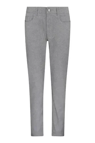 Kulrang Regular Fit Paxtali 5 Cho'ntak Jinsi Shim - Kulrang - 1