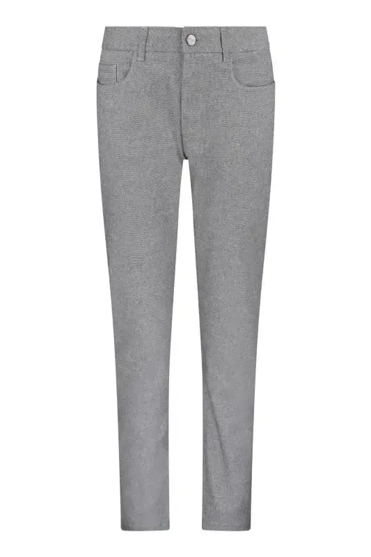 Kulrang Regular Fit Paxtali 5 Cho'ntak Jinsi Shim - Kulrang - 1