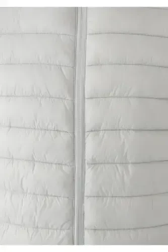 Kulrang shishirilgan kurtka 0110016-70075-Kulrang - 7